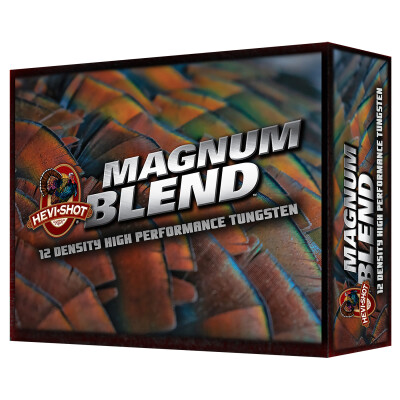 Hevi-Shot Magnum Blend 12 Gauge Ammunition 5 Rounds 3-1/2" Shell #5 #6 and #7 HEVI-13 Non-Toxic Lead Free Shot 2-1/4oz 1200fps Turkey Load