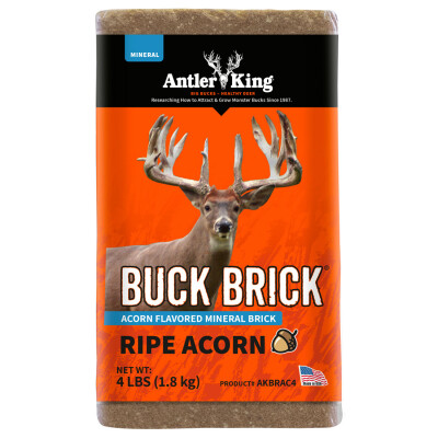 Antler King Buck Brick Ripe Acorn Flavored, 4lb Brick