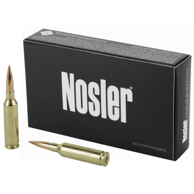 Nosler Match Grade 6mm Creedmoor Ammunition 20 Rounds 105 Grains RDF HPBT Bullet 3050 fps