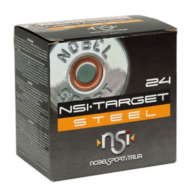 NobelSport Target Steel 20 Gauge Ammunition 25 Rounds 2.75" #7 Steel 1 oz 9400527