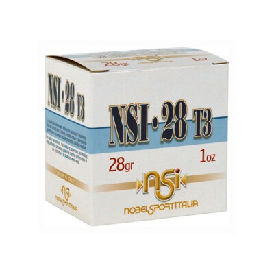 NobelSport Hunting 28 ga 2-3/4" #8 Lead 1 oz 25 Round Box