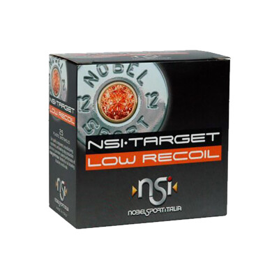 Nobel Sports Low Recoil 12 Gauge Ammunition 2 3/4" #7.5 1oz Lead Shot 1200 fps