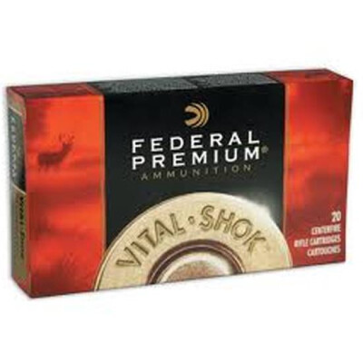 Federal V-Shok .280 Remington Ammunition 20 Rounds Trophy Copper 140 Grain