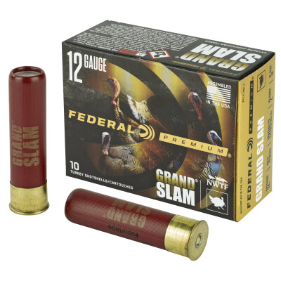 Federal Grand Slam 12 Gauge Ammunition 10 Rounds 3-1/2" #5 Copper Plated Lead