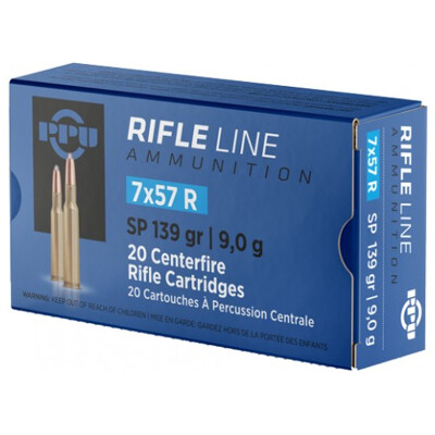 Prvi Partizan PPU 7x57R Ammunition 20 Rounds SP 139 Grain