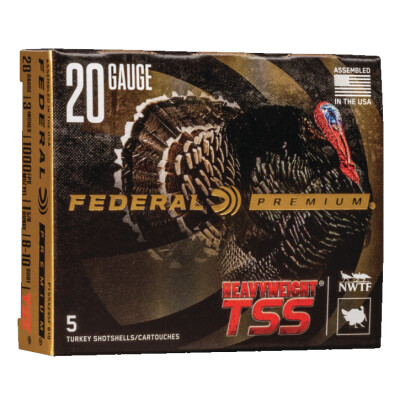 Federal HEAVYWEIGHT TSS 20 Gauge Ammunition 5 Rounds 3" Shell #8/#10 Combo Tungsten Shot 1-5/8 Ounce 1000fps