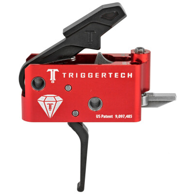 TriggerTech AR15 Diamond Flat Trigger Black PVD