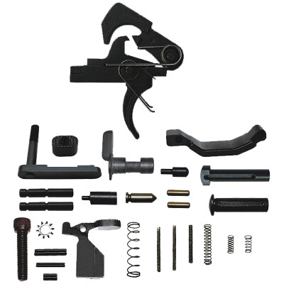 TPS Arms AR-15 Lower Parts Kit Without Pistol Grip Steel Black