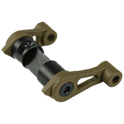 Armaspec FULCRUM-45/90 Ambi AR-15 Safety Selector FDE