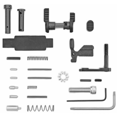 Armaspec Superlight Lower Parts Kit AR-15 Lower Parts Kit Stainless Steel Black