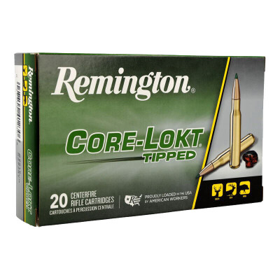 Remington Core-Lokt .30-06 Springfield Ammunition 20 Rounds Polymer Tip 180 Grain
