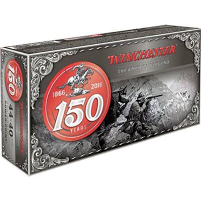 Winchester 150th Anniversary .44-40 Win Ammunition 20 Rounds 200 Grain Super-X Power Point SP 1190 fps