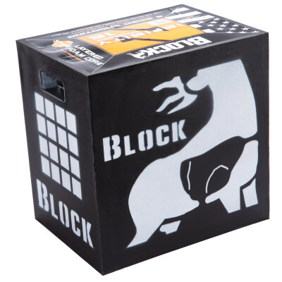Block Targets Infinity Crossbow Target 6 Target Faces 16 x 16 x 16 inch Layered Polyfusion Black