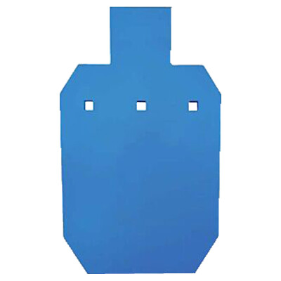 Bash Target Supply Silhouette Gong Half Size 1/2" AR500 Blue