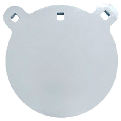 Bash Target Supply 6" Round Gong 3/8" AR500 White