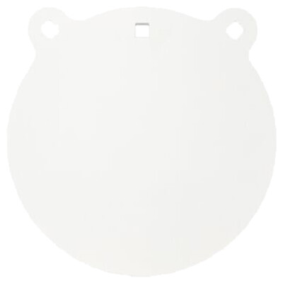 Bash Target Supply 18" Round Gong 3/8" AR500 White