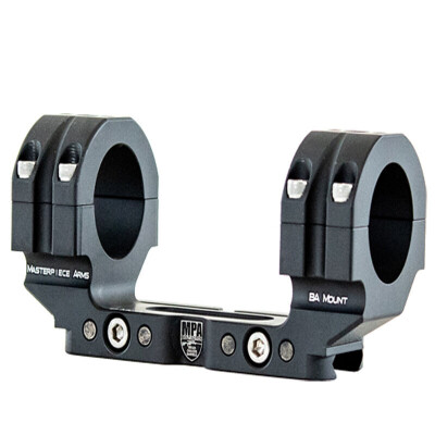 MPA BA Bolt Action Scope Mount One Piece 34mm Tube Diameter 1.250" 20 MOA Cant 6061-T6 Aluminum Hard Coat T3 Mil-Spec Anodized Finish Black