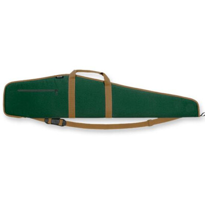 Bulldog Scoped Rifle Case 48" Nylon Green with Tan Trim