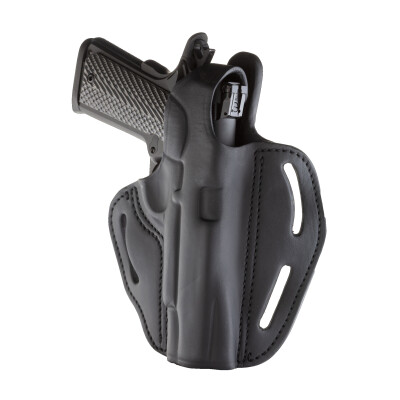 1791 Gunleather BHX-1 Dual Position OWB Thumb Break Belt Holster Full Size 1911 Models Right Hand Draw Leather Black
