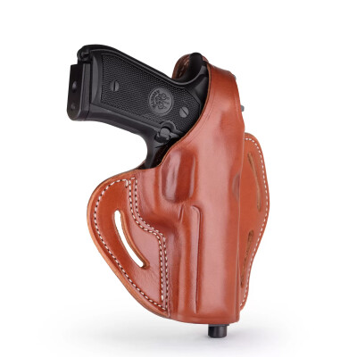 1791 Gunleather BHX-4 Dual Position OWB Thumb Break Belt Holster Alternative Full Size Semi Auto Models Right Hand Draw Leather Classic Brown