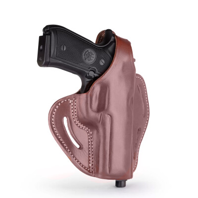 1791 Gunleather BHX-4 Dual Position OWB Thumb Break Belt Holster Alternative Full Size Semi Auto Models Right Hand Draw Leather Signature Brown