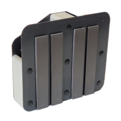Bench Master Two Gun Pistol Rack With Magnetic Strip