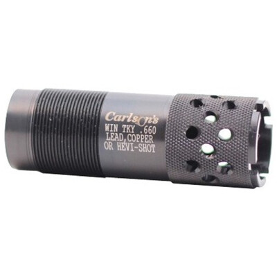 Carlson's Browning Invector System Extended Turkey Choke Tube 12 Gauge Ported 17-4 Stainless Steel Matte Blue