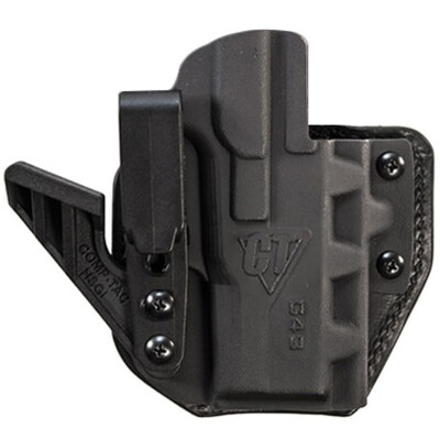 Comp-Tac eV2 Max Holster fits Glock 26/27/33 Appendix IWB Right Hand Leather/Kydex Black