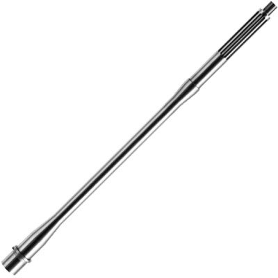RISE Armament AR-15 CB-188 Competition 18" Tactical Barrel .223 Wylde Fluted 416R Stainless Steel 1:7 Twist Threaded 1/2x28 TPI Rifle Length Gas System Stainless Finish