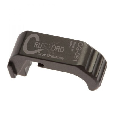 CruxOrd Extended Magazine Release for Glock 43 Aluminum