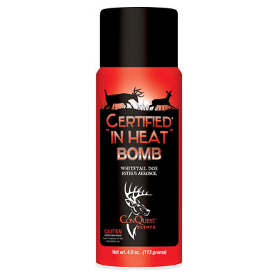ConQuest Scents Scent Bomb Certified In Heat Aerosol 7 Ounce