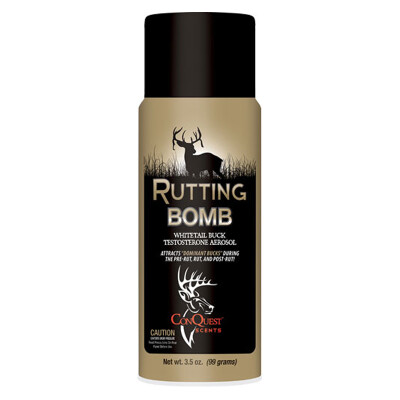 ConQuest Scents Scent Bomb Rutting Whitetail Buck Testosterone Aerosol 3.5 Ounce