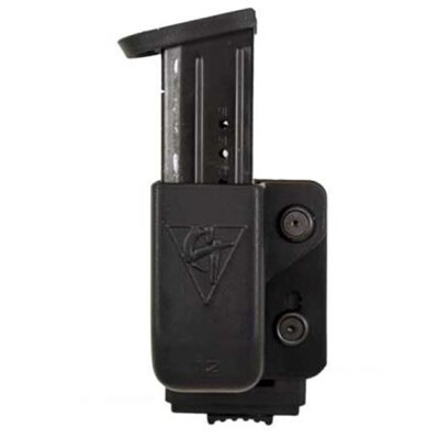 Comp-Tac Single Magazine Pouch PLM Left Side Carry Fits SIG P320 Kydex Black