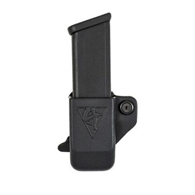 Comp-Tac Single Magazine Pouch Belt Clip Left Side Carry Fits Glock 43 Kydex Black