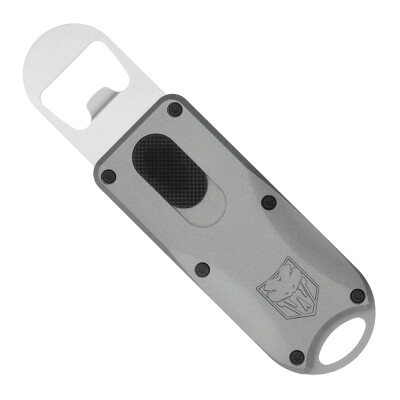 CobraTec OTF Bottle Opener Aluminum/Steel Gray