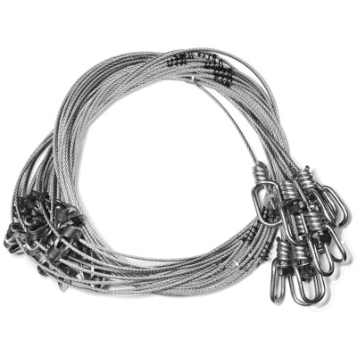 Duke Traps #4 Cable Restraint 5' Cable Wire Snare Bag of 12