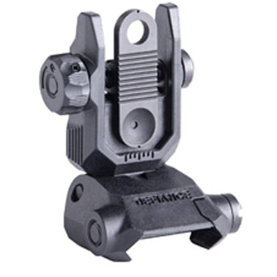Kriss USA Defiance Low Profile Flip Up Rear Sight Polymer Matte Black Finish