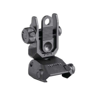 Kriss USA Defiance Low Profile Flip Up Rear Sight Steel Matte Black Finish