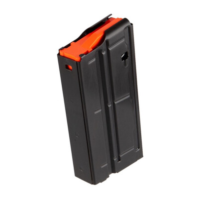 D&H Tactical SR-25 LR-308 6.5 Creedmoor 20 Round Steel Magazine With D&H Orange Follower Black