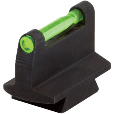 HiViz DVOM Standard 3/8" Dovetail Rifle Fiber Optic Front Sight Red/Green/White Steel Black DOVM-420