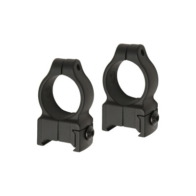 Durasight Shooting Systems Z-2 Alloy Rings 1" Tube Diameter High Height Aluminum Black