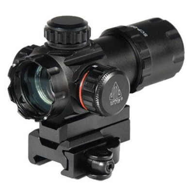 Leapers UTG ITA Red/Green Dot Sight 3.9" 4 MOA Dot QD Mount Flip Open Lens Caps SCP- DS3039W