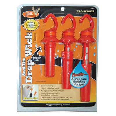 HME Products Pro Series Seal-Tite Drop Wick Scent Dispenser Orange 3 Pack DWO