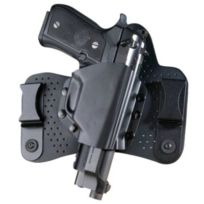 Beretta Hybrid for 92/96 Series IWB Holster Tuckable Right Hand Kydex/Leather Black