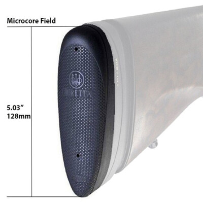 Beretta Recoil Pad MicroCore Field 1.0" Technopolymer Black