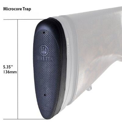 Beretta Recoil Pad MicroCore Trap 1.11" Technopolymer Black