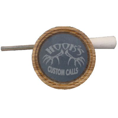 Hook's Custom Calls Exterminator Friction Call Zebra Wood 2 Piece Striker
