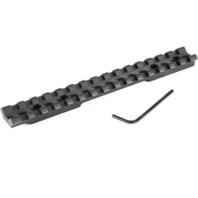 EGW Savage Round Back Short Action Picatinny Rail Scope Mount 20 MOA Aluminum Matte Black 41002