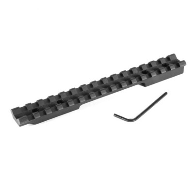 EGW Winchester 70 Short Action Picatinny Rail Scope Mount 0 MOA Aluminum Matte Black 42000