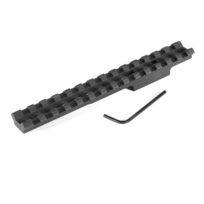 EGW Winchester 75 20 MOA Scope Mount w/ Picatinny Rail, Aluminum Matte, Black